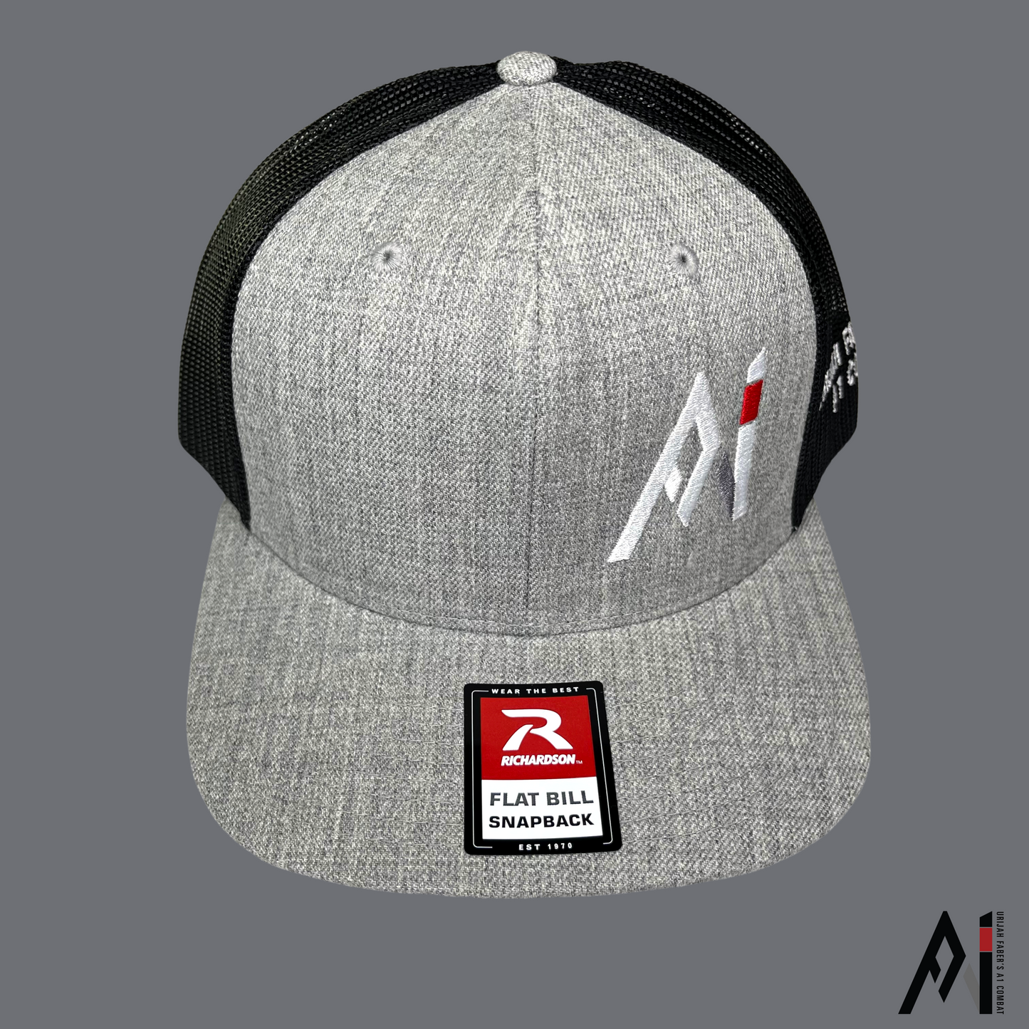 Mesh Snapback Hat - Grey